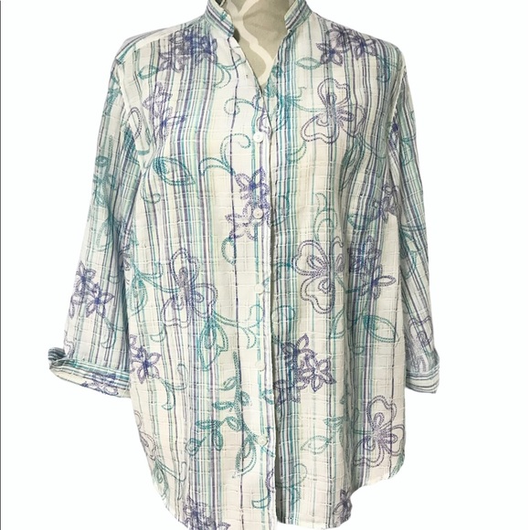 Alfred Dunner Tops - 4/$12 Sale Vintage Alfred Dunner 3/4 Sleeve Blouse